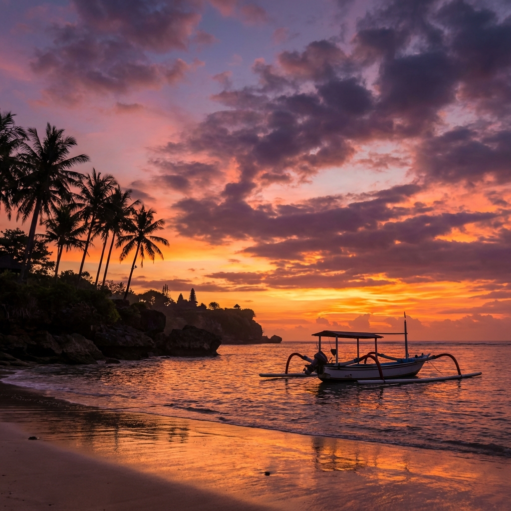 Beautiful Bali landscape